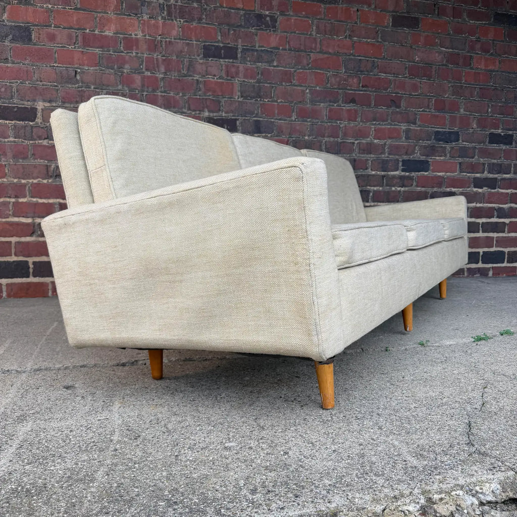 Early Florence Knoll Beige Sofa