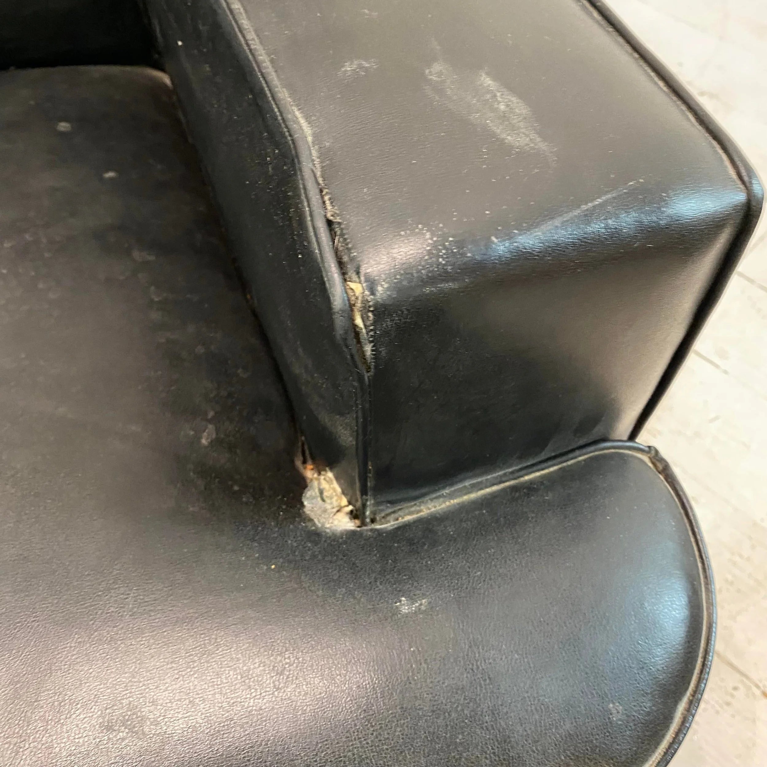 Early George Nelson Arm Chair and Ottoman