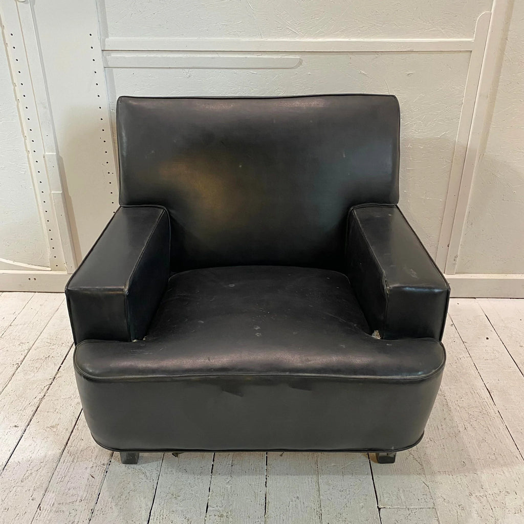 Early George Nelson Arm Chair and Ottoman