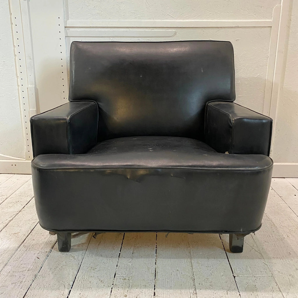 Early George Nelson Arm Chair and Ottoman