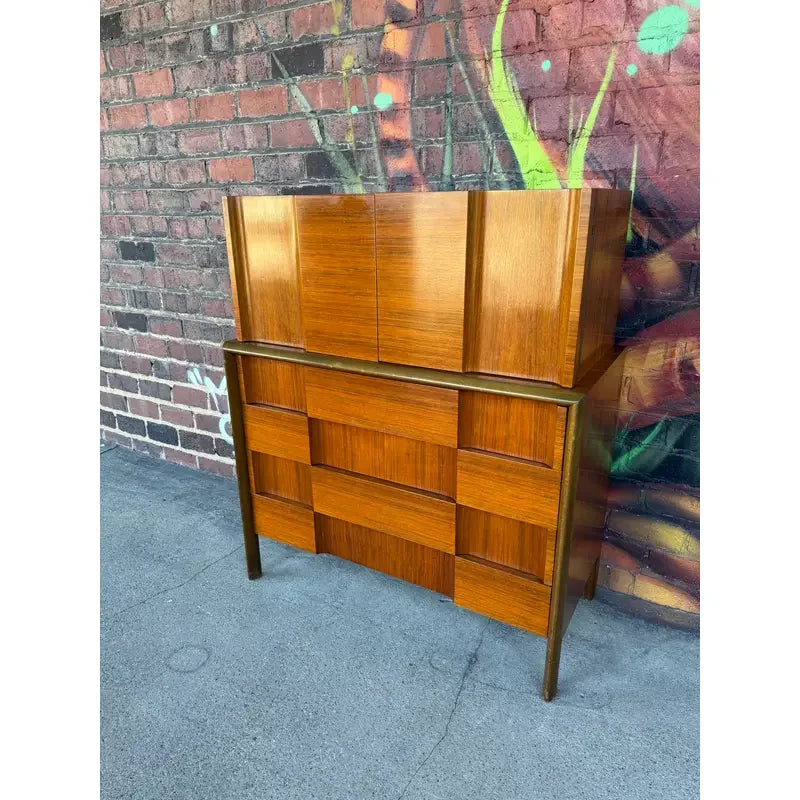 Edmund Spence Swedish Modern Tall Chest.