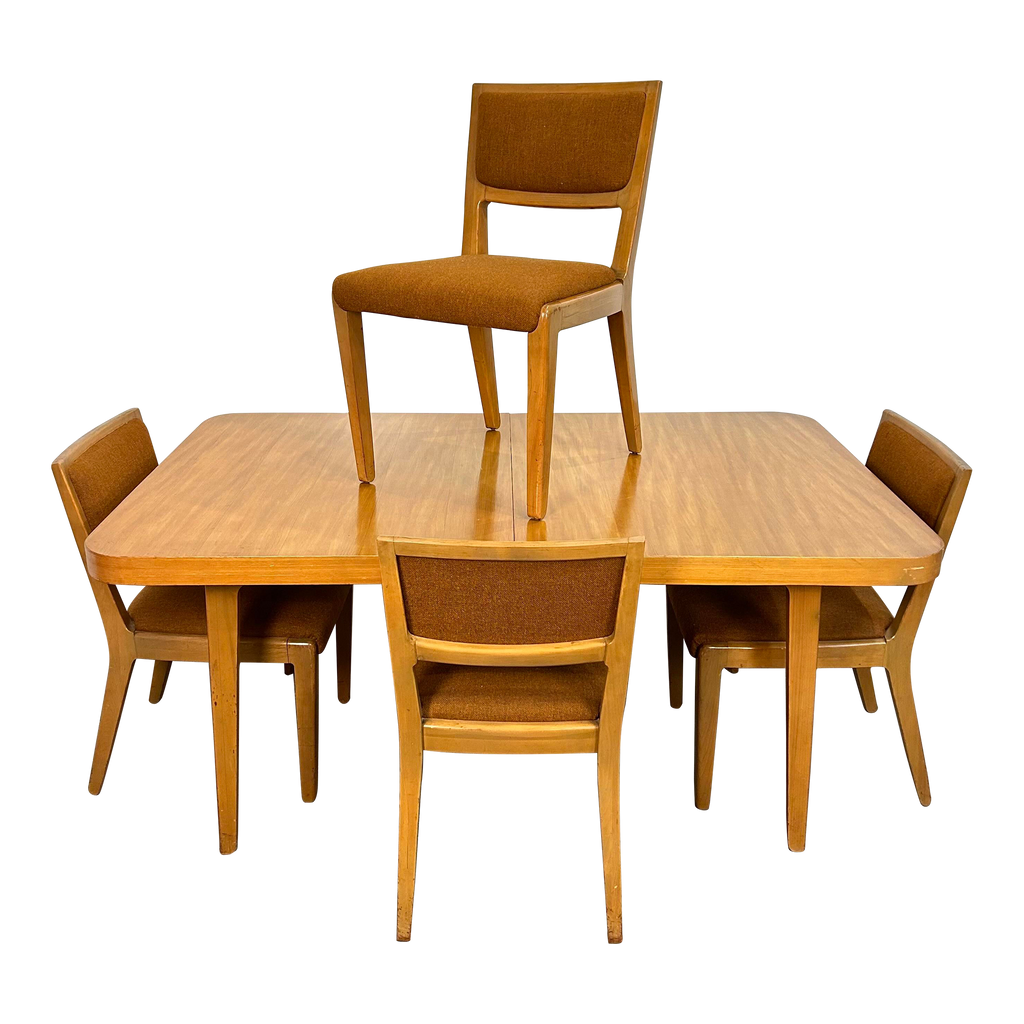 Edward Wormley for Drexel Precedent Dining Table and Four Chairs