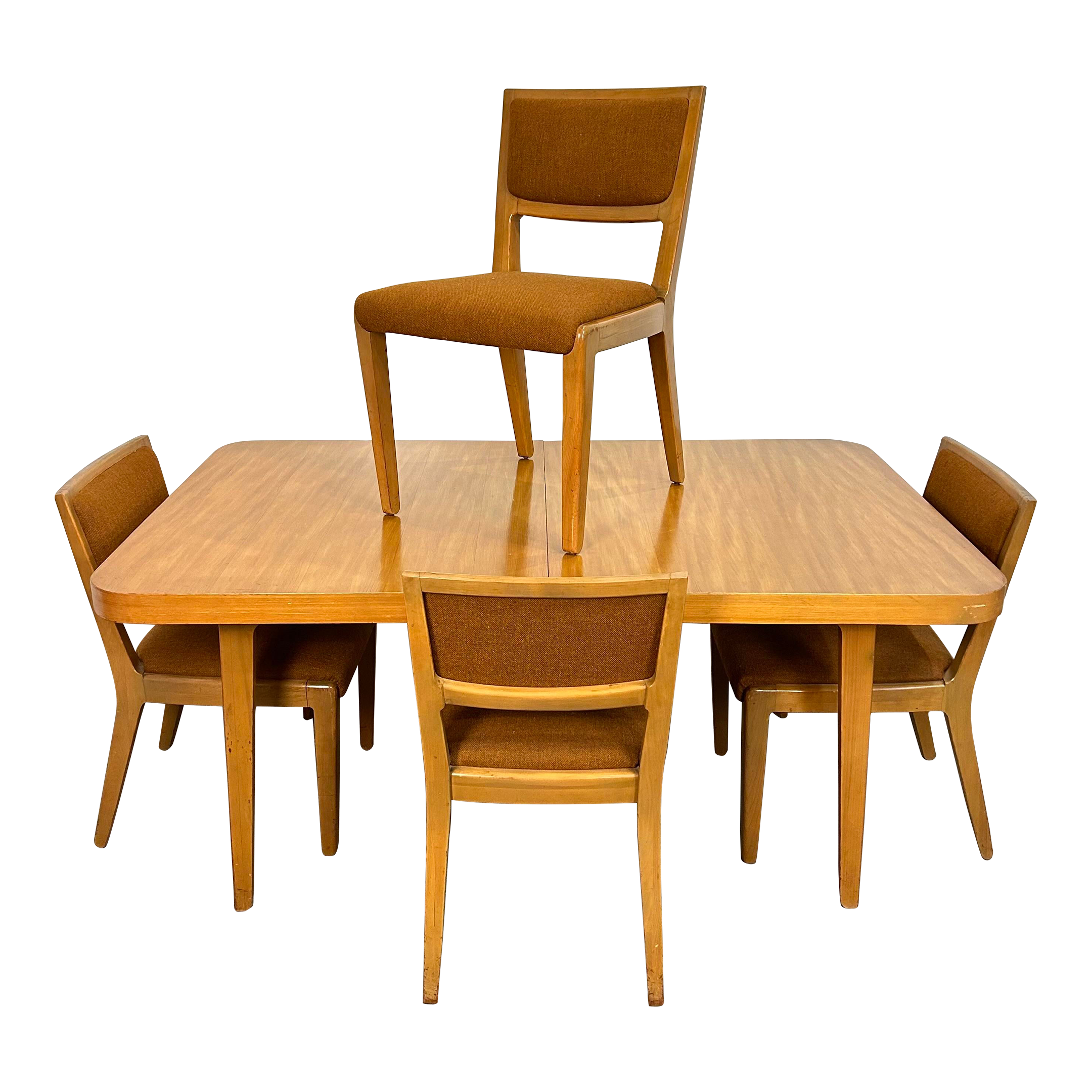 Edward Wormley for Drexel Precedent Dining Table and Four Chairs