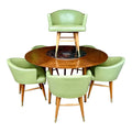 Mid-Century Modern Iron "Ribbon" 5 Piece Sectional Settee Designed by Maurizio Tempestini for John Salterini, Attributed