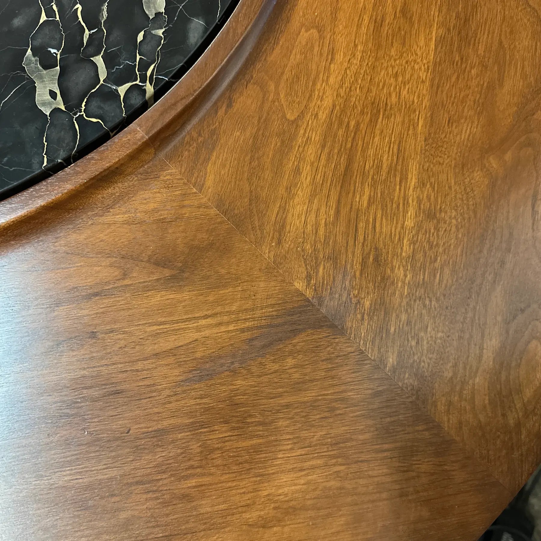 Edward Wormley for Dunbar Lazy Susan Dining Set With Heated Center and 6 Chairs