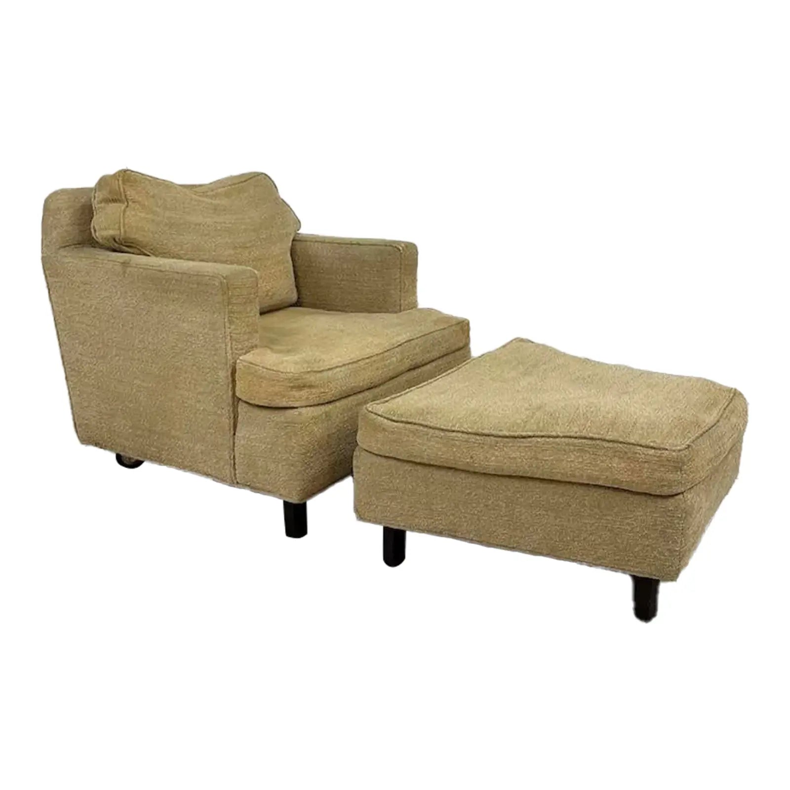 Edward Wormley for Dunbar Lounge Chair and Ottoman