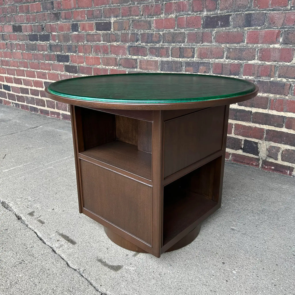 Edward Wormley for Dunbar Rotating Library Game Table