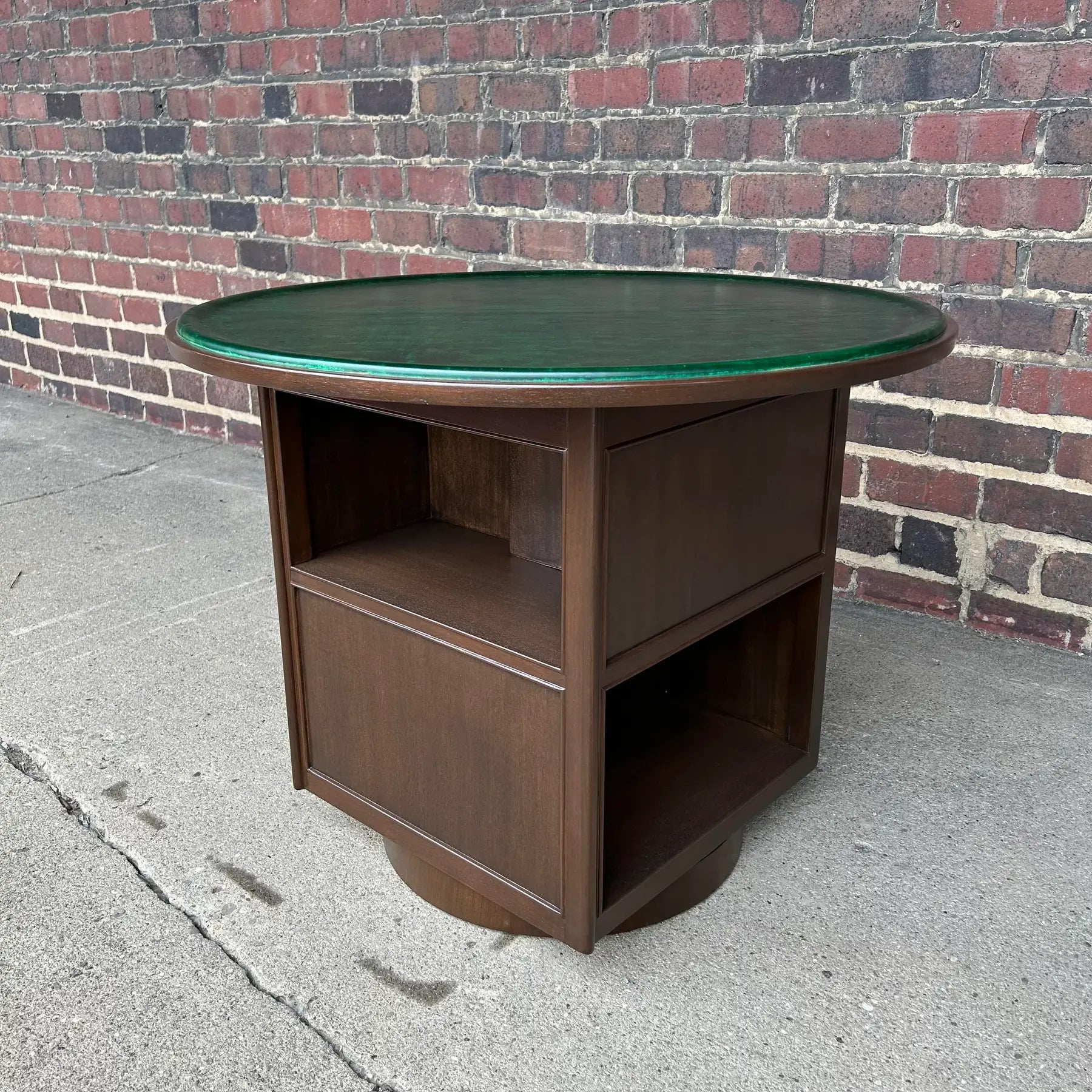 Edward Wormley for Dunbar Rotating Library Game Table