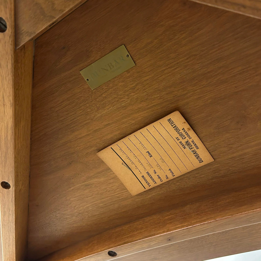 Edward Wormley for Dunbar Walnut Corner Table