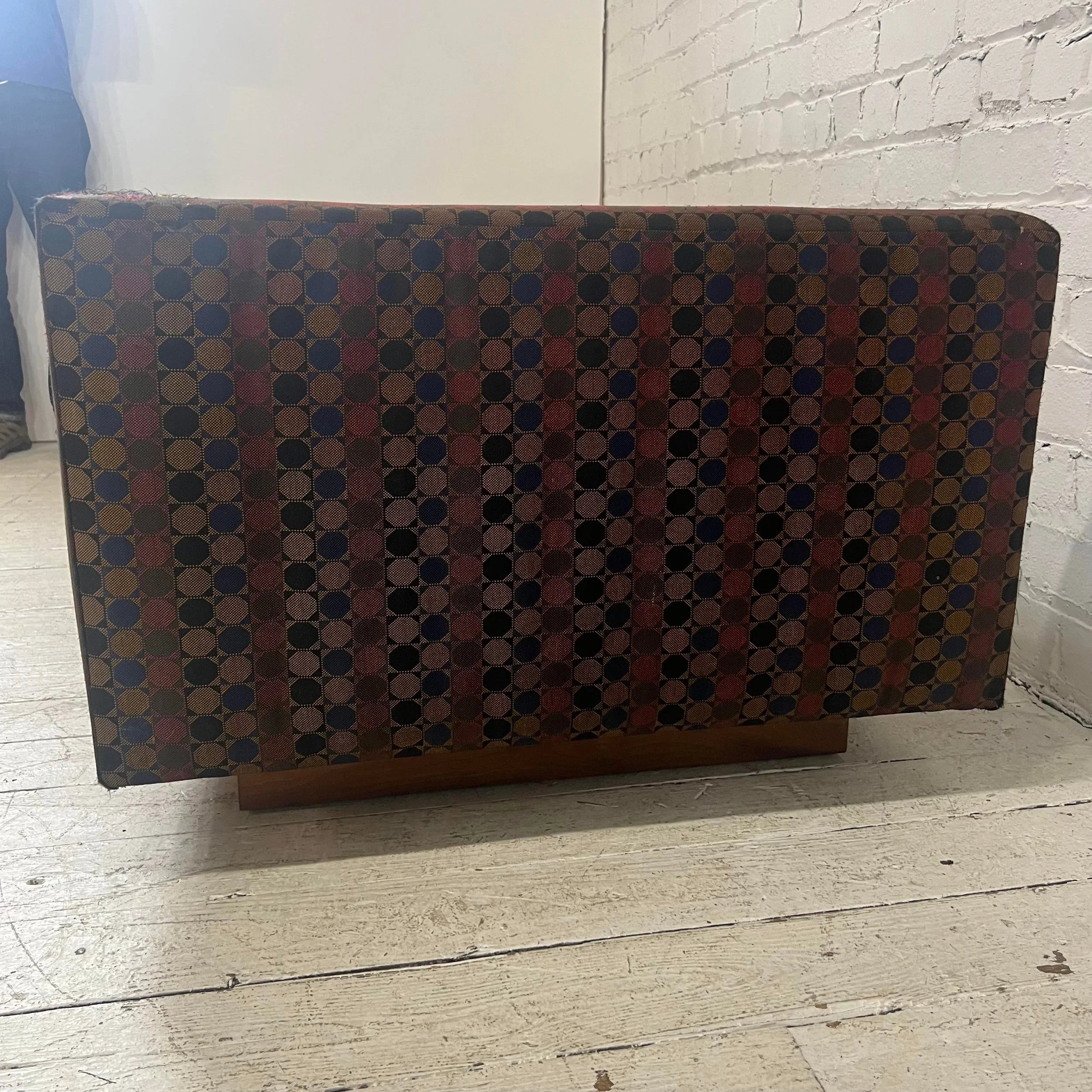 Edward Wormley for Dunbar Walnut Platform Sofa Loveseat