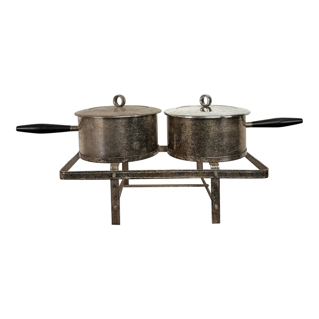 “El Dorado” by Georges Briard for English Sliver Serving Stand and Pots Set