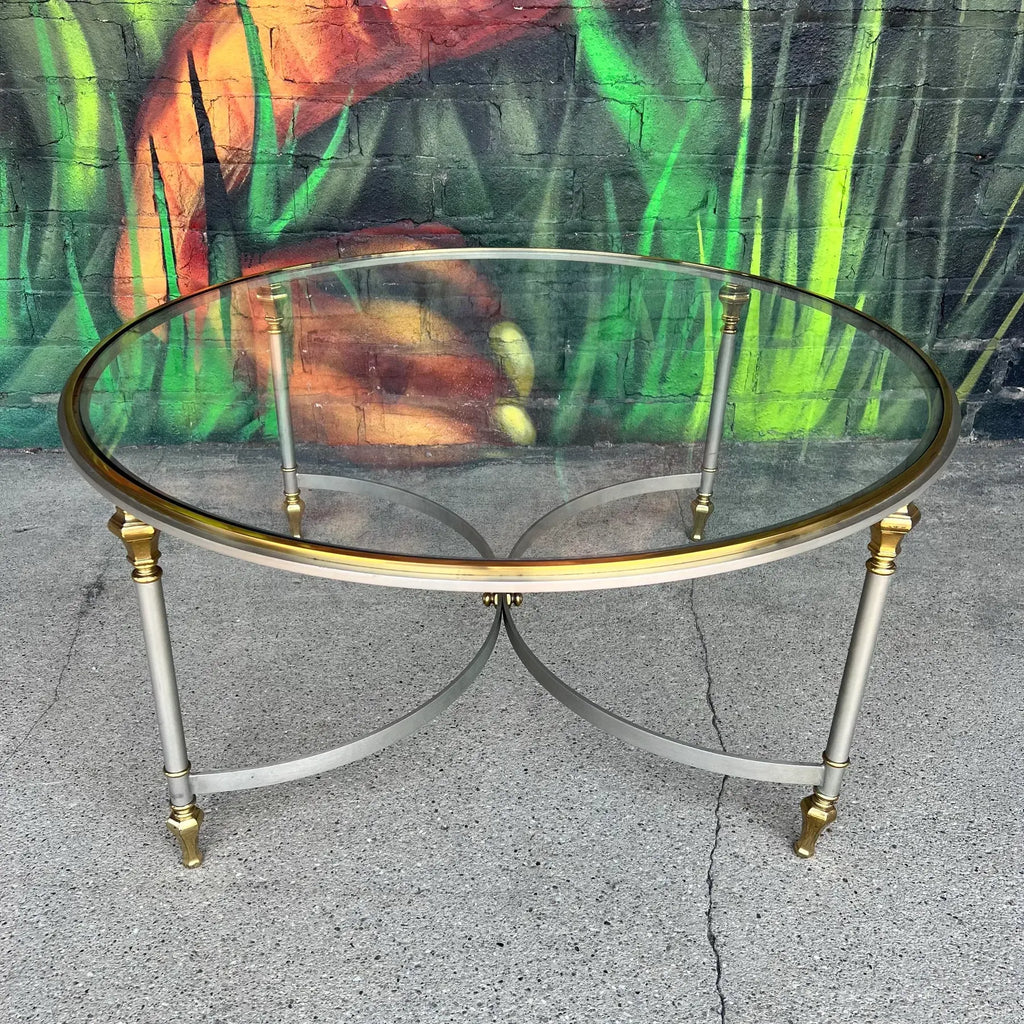 Ethan Allen Round Coffee Table