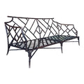 Faux Bamboo Sofa in the Style of Brown Jordan Calcutta