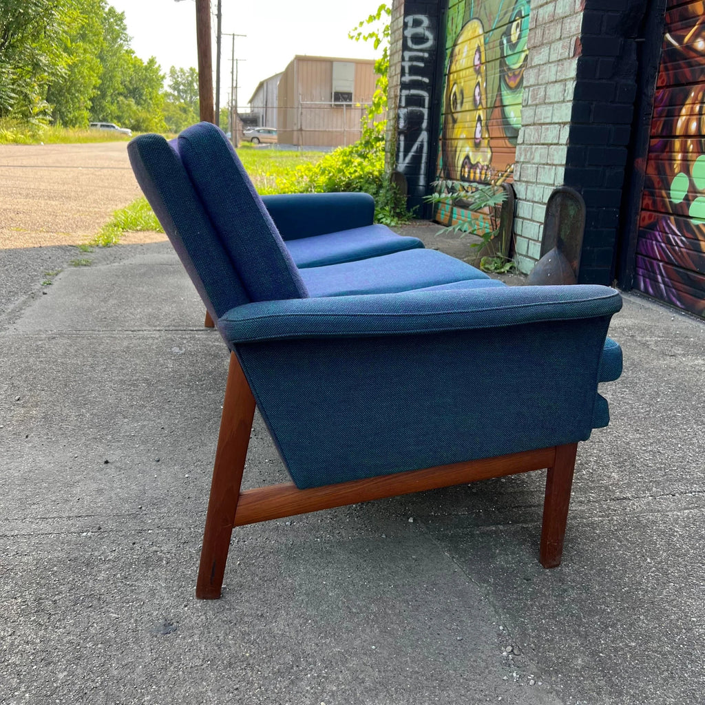 Finn Juhl Midcentury Danish Modern Teal Sofa