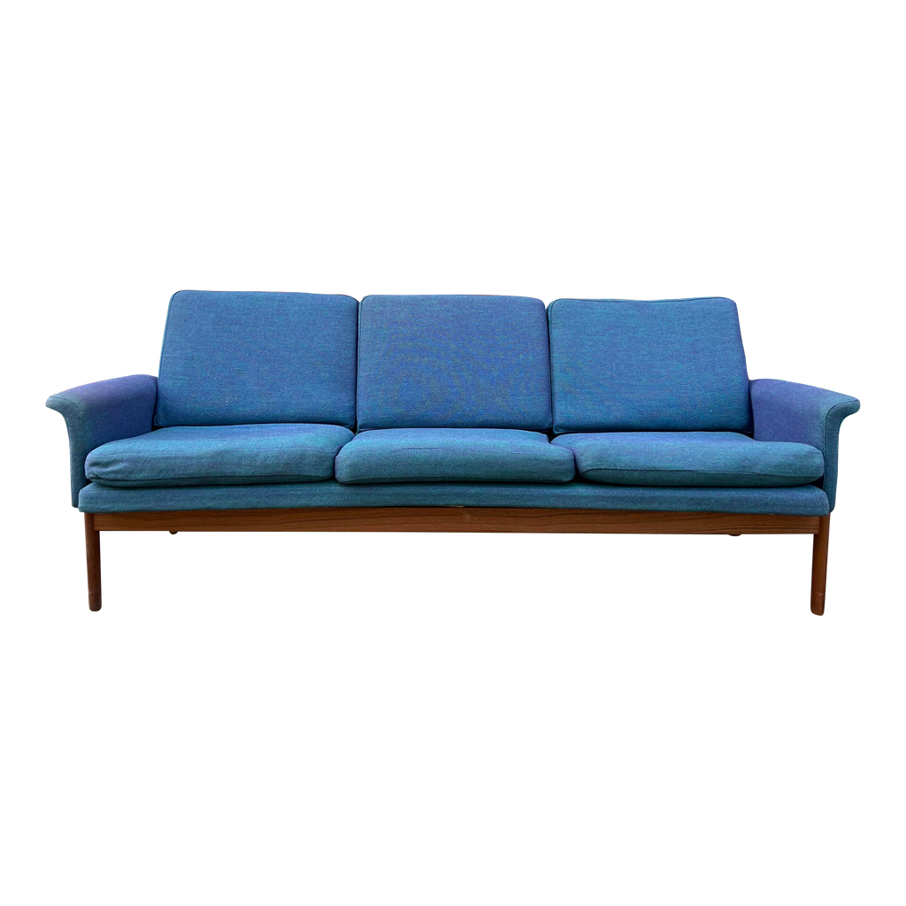 Finn Juhl Midcentury Danish Modern Teal Sofa