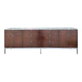 Florence Knoll for Knoll Rosewood and Marble Credenza
