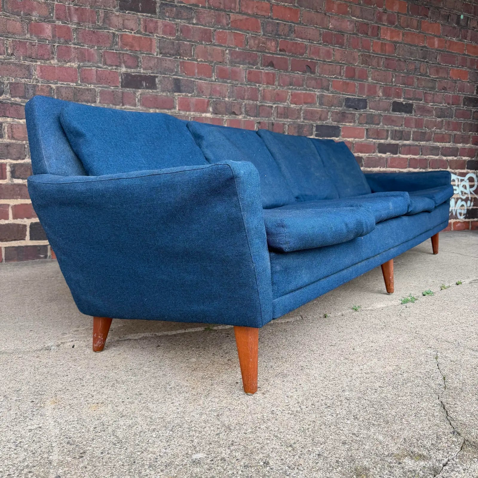 Folke Ohlsson for Dux Sofa 4 Seater 96” Danish Midcentury Modern