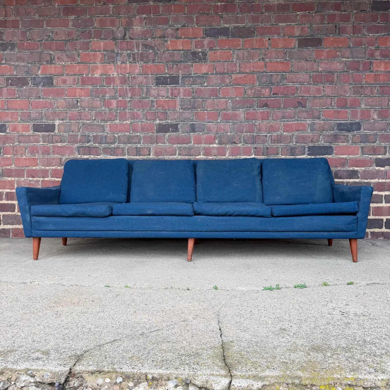 Folke Ohlsson for Dux Sofa 4 Seater 96” Danish Midcentury Modern