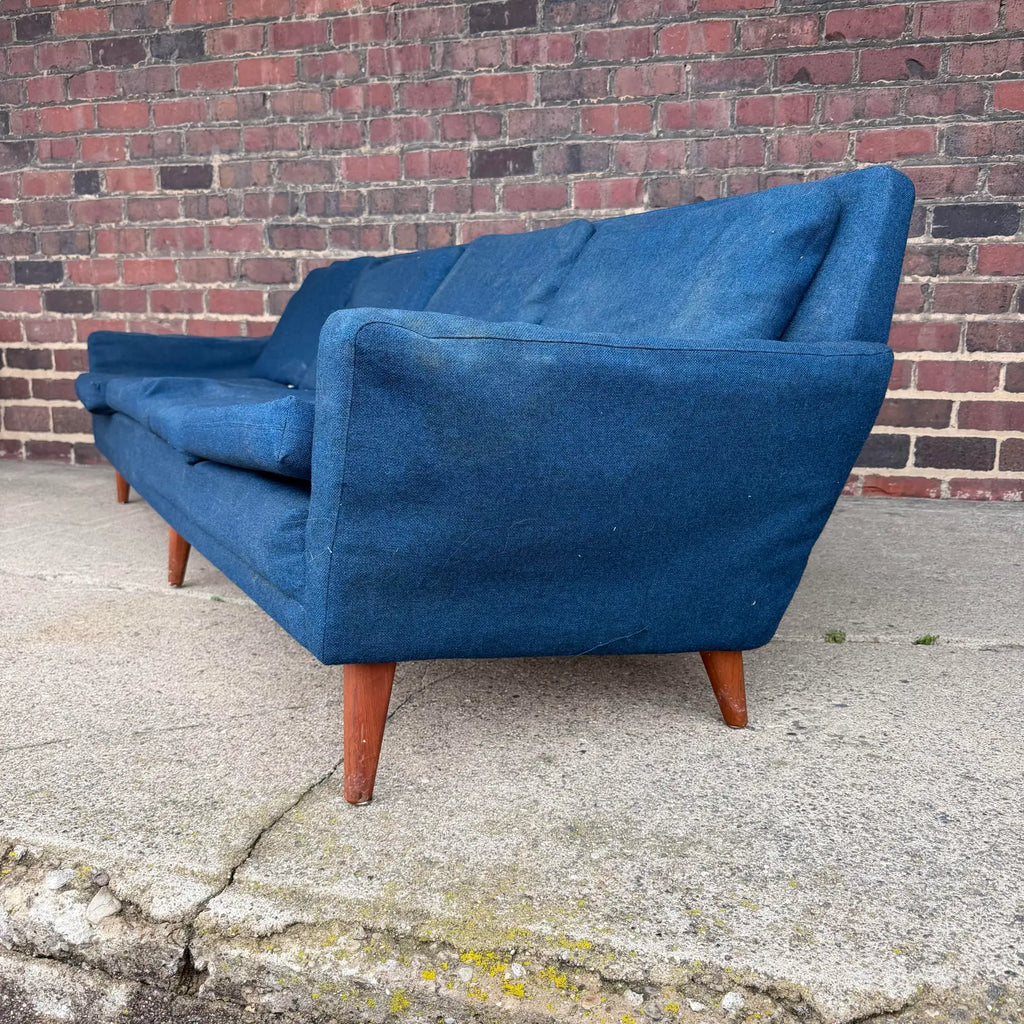 Folke Ohlsson for Dux Sofa 4 Seater 96” Danish Midcentury Modern