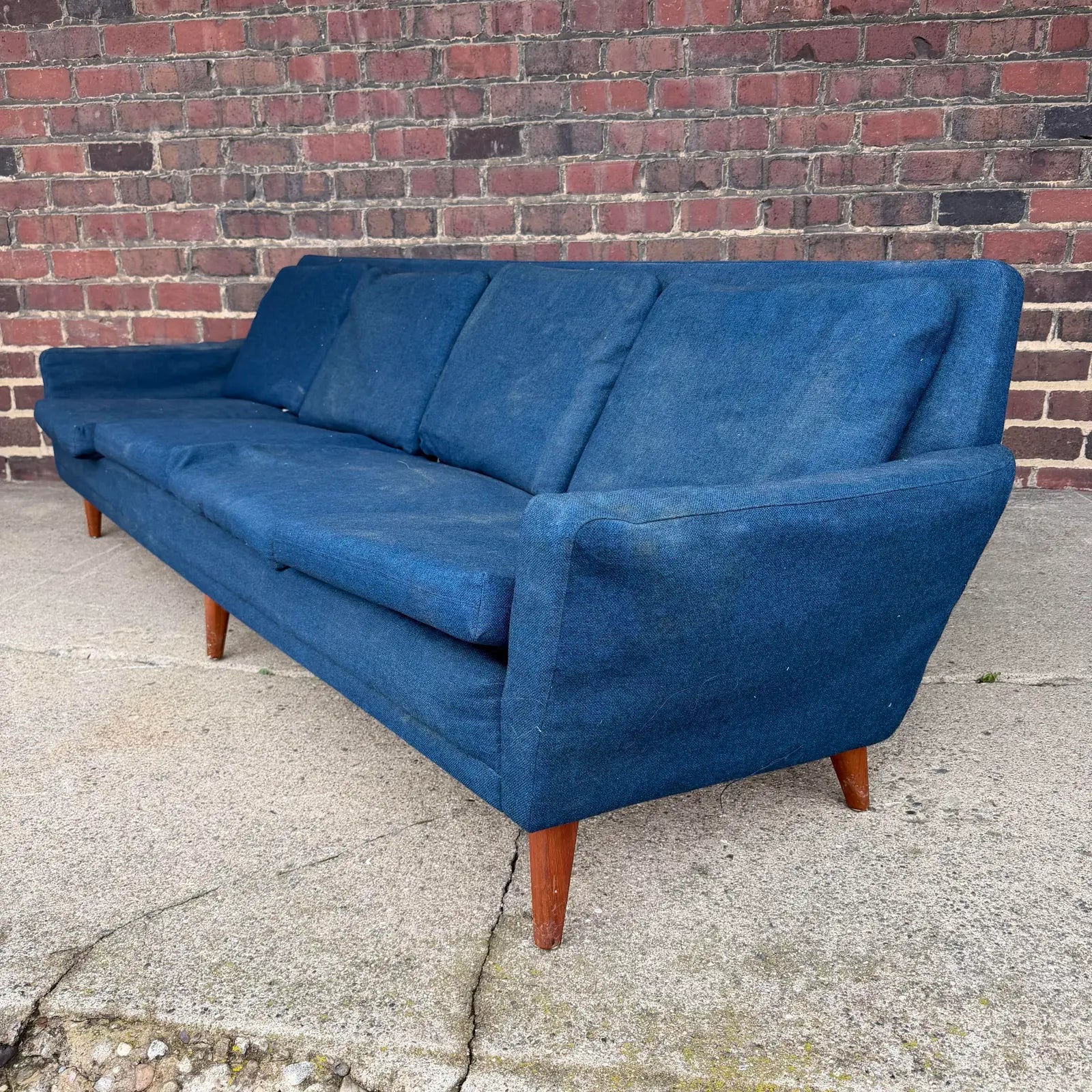 Folke Ohlsson for Dux Sofa 4 Seater 96” Danish Midcentury Modern
