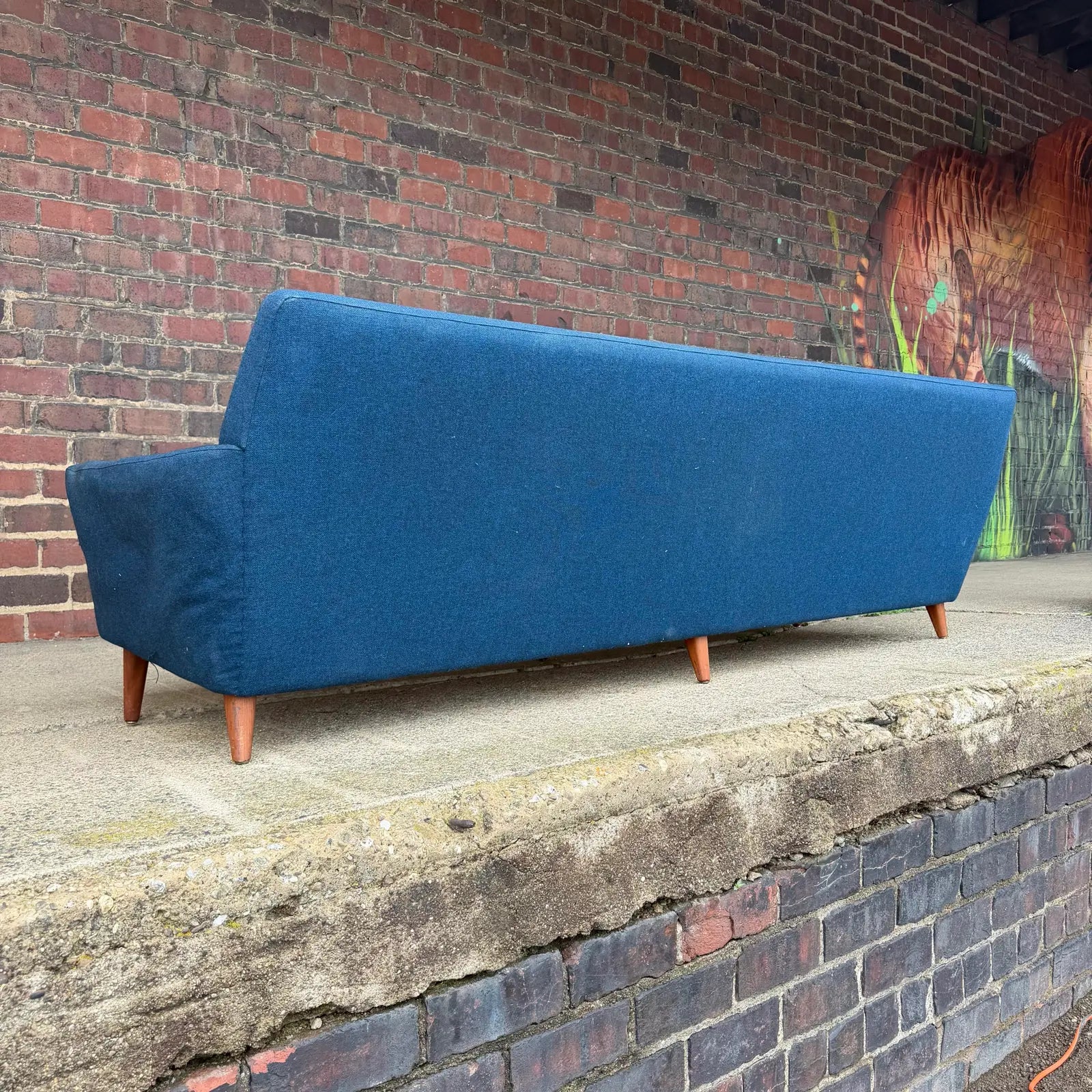 Folke Ohlsson for Dux Sofa 4 Seater 96” Danish Midcentury Modern