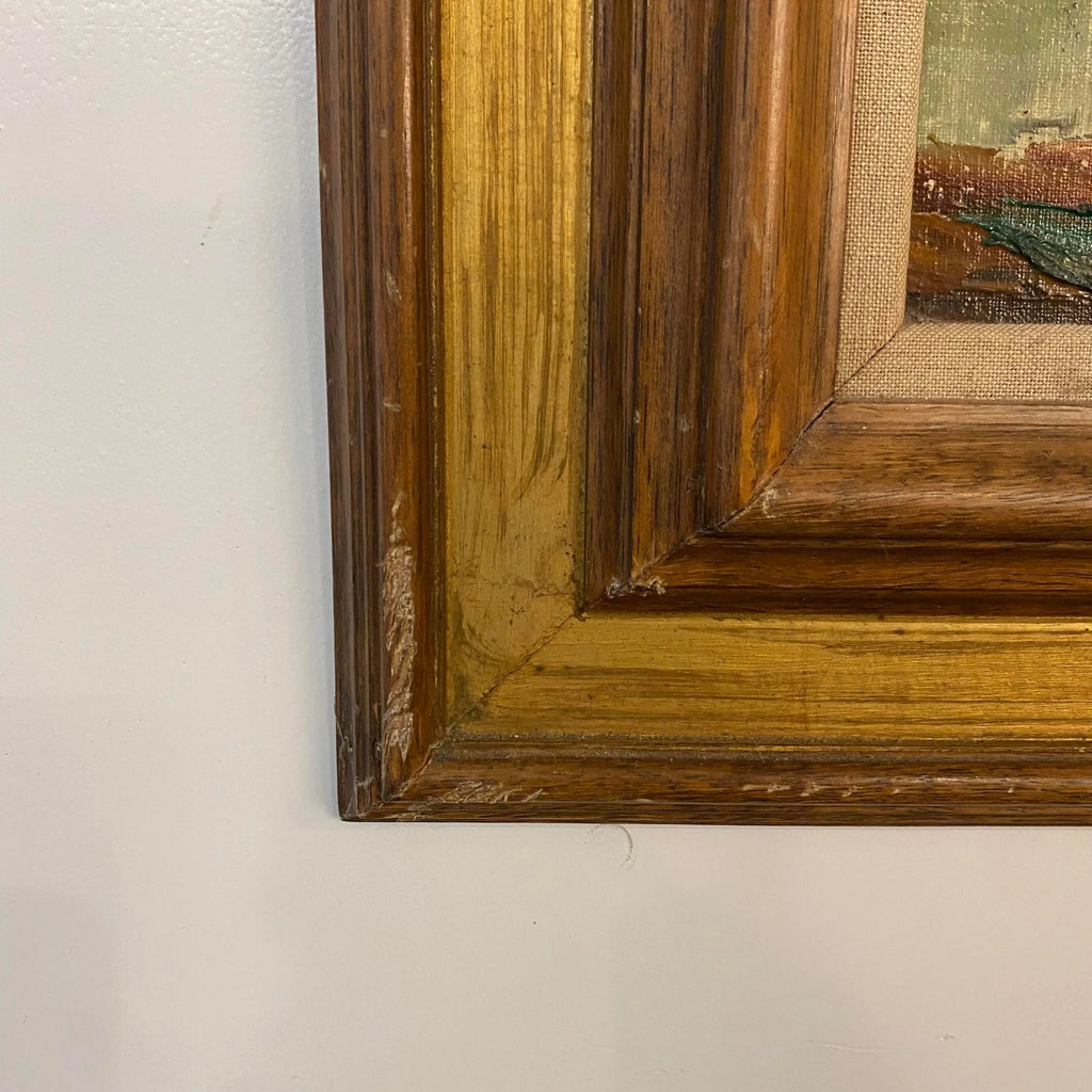 Framed and Signed Landscape Painting by Erdelyi