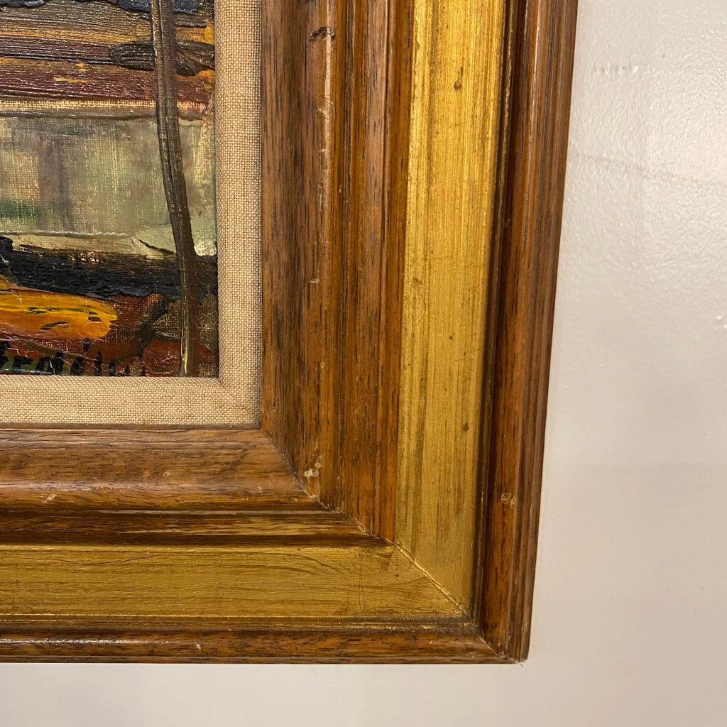 Framed and Signed Landscape Painting by Erdelyi