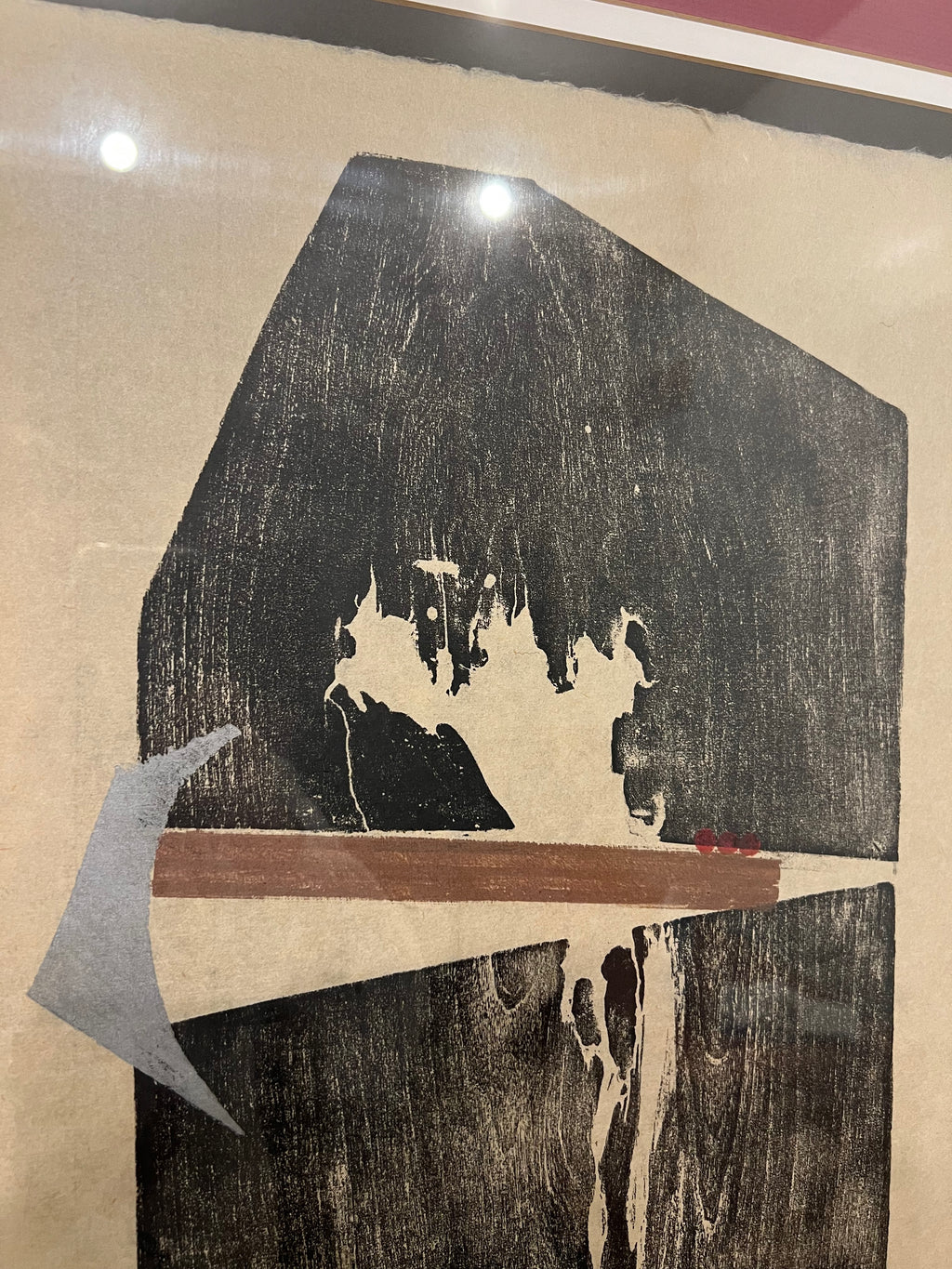 Framed Stamped Litho by Artist Carole Morgan Signed and Numbered Ap 1/1 79’