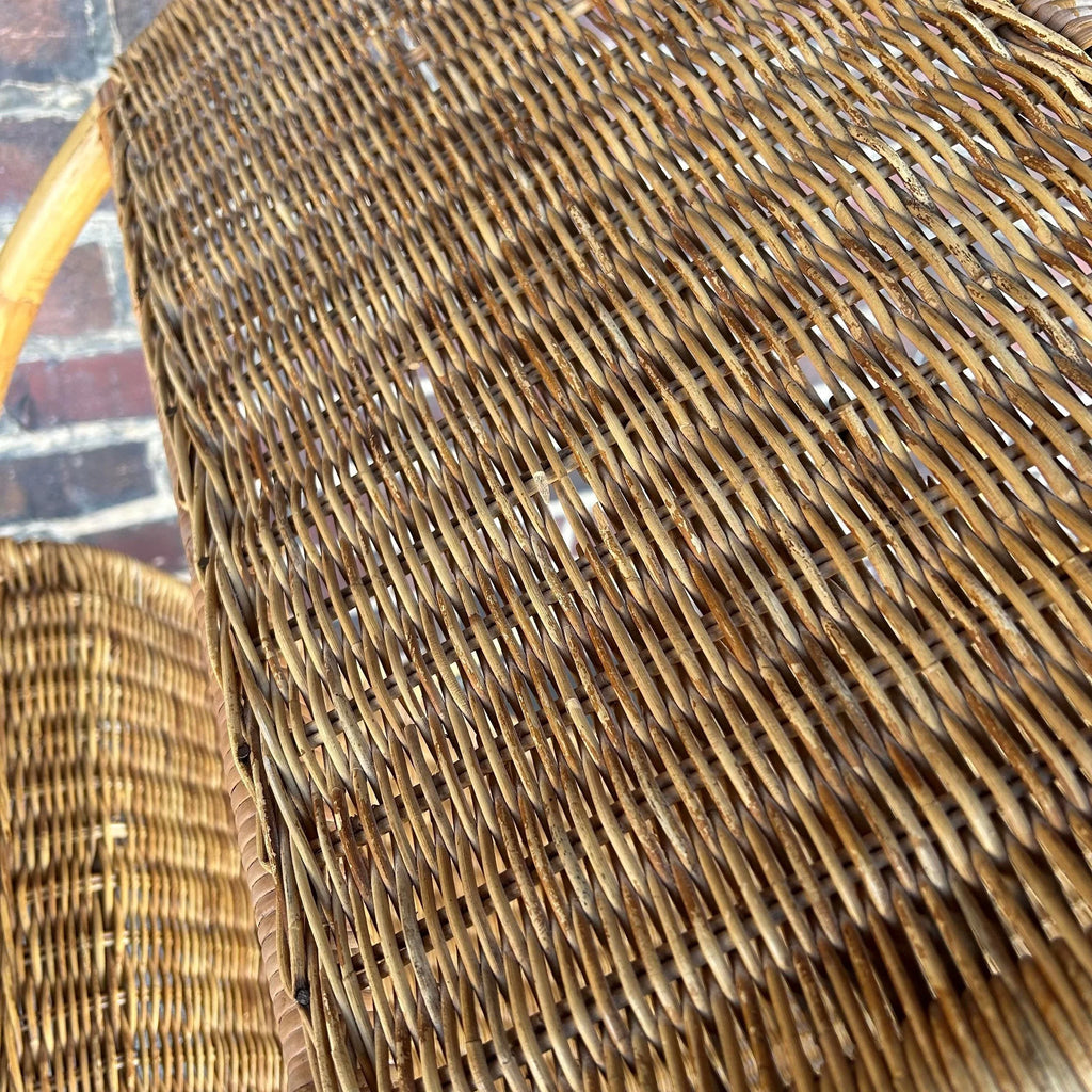 Franco Benttonica Dondolo Rattan Rocking Chair