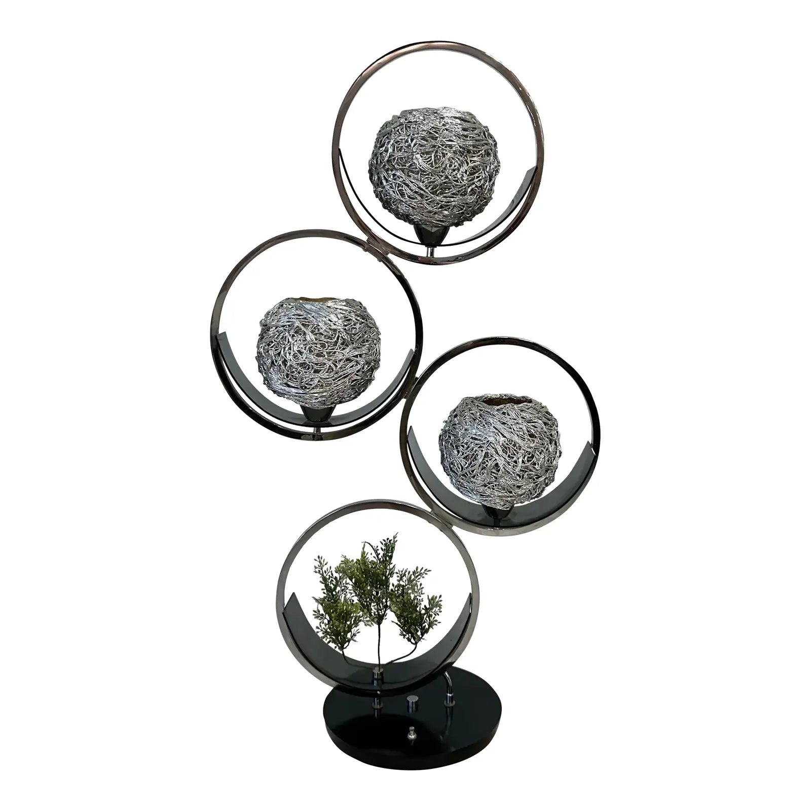 Funky Spaghetti Chrome 3 Way Table Lamp