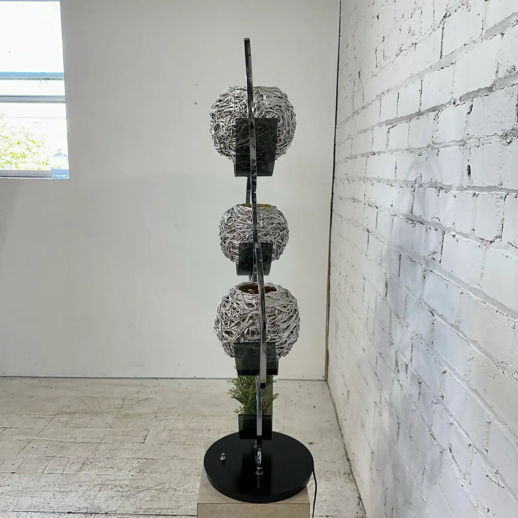 Funky Spaghetti Chrome 3 Way Table Lamp