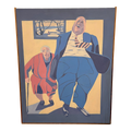 Gail Newman Portrait Painting of Two People Walking