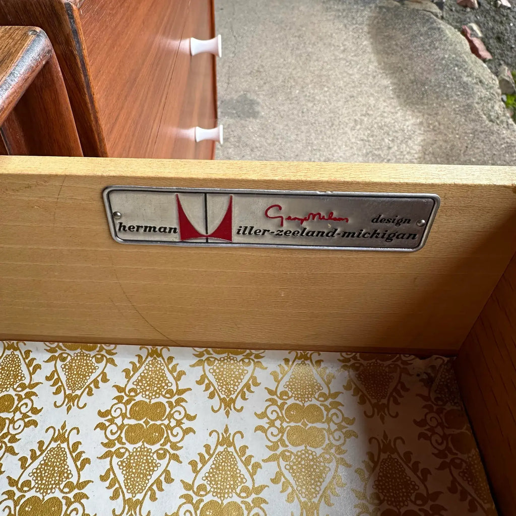 George Nelson for Herman Miller Thin Edge Chests With Vanity