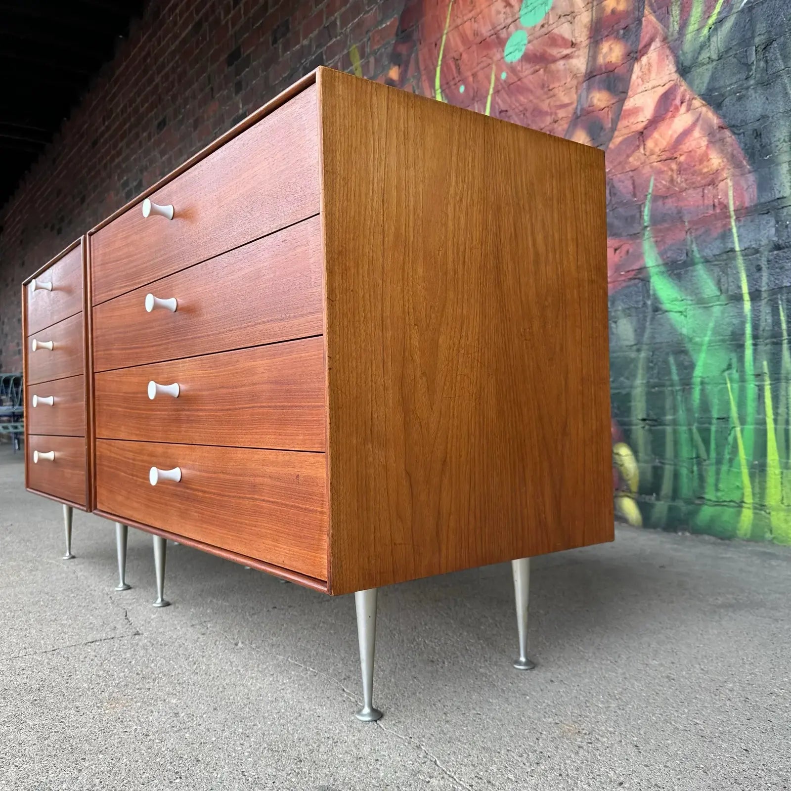 George Nelson for Herman Miller Thin Edge Chests With Vanity