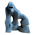 Gorilla Sculpture by Carole Shultz 1982