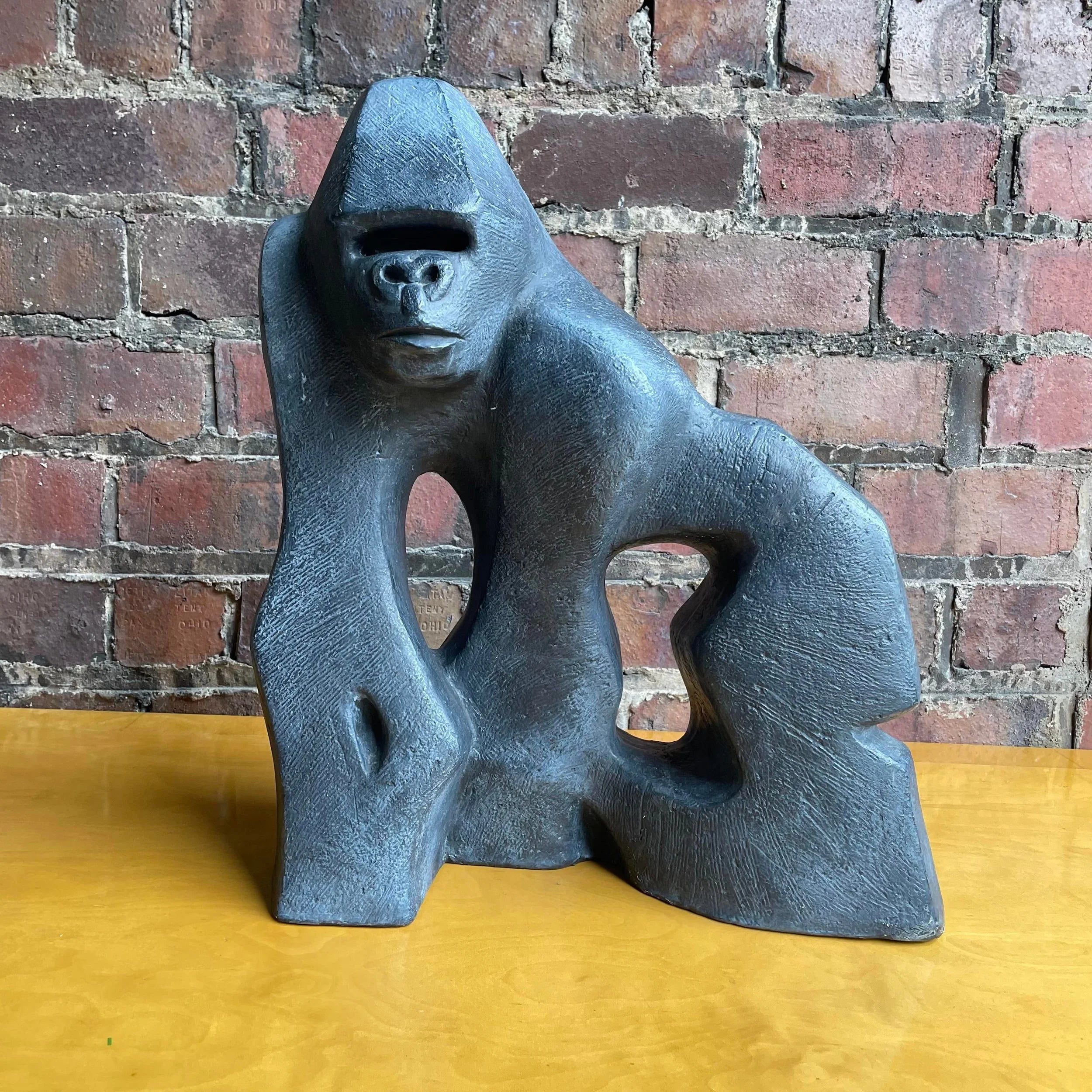 Gorilla Sculpture by Carole Shultz 1982