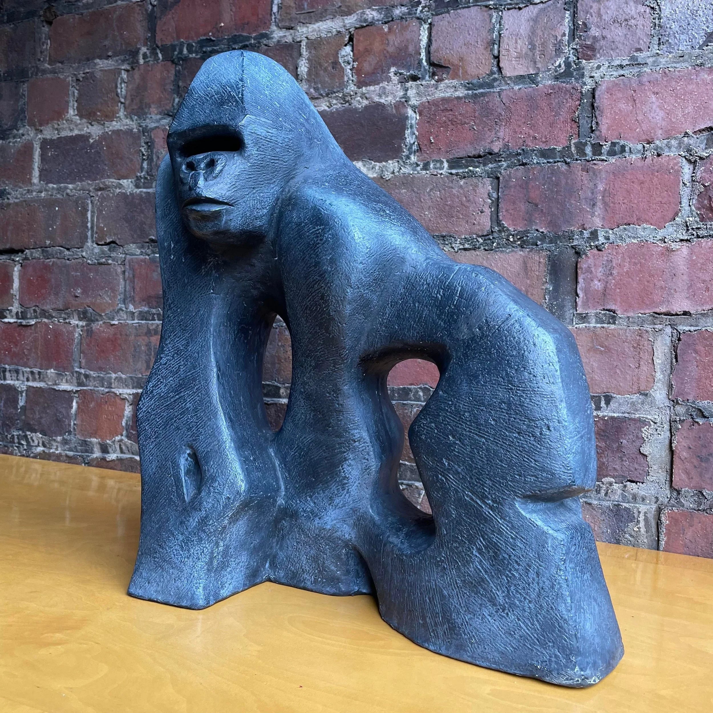 Gorilla Sculpture by Carole Shultz 1982