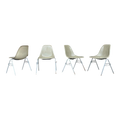 Gray Eames Shell Chairs for Herman Miller