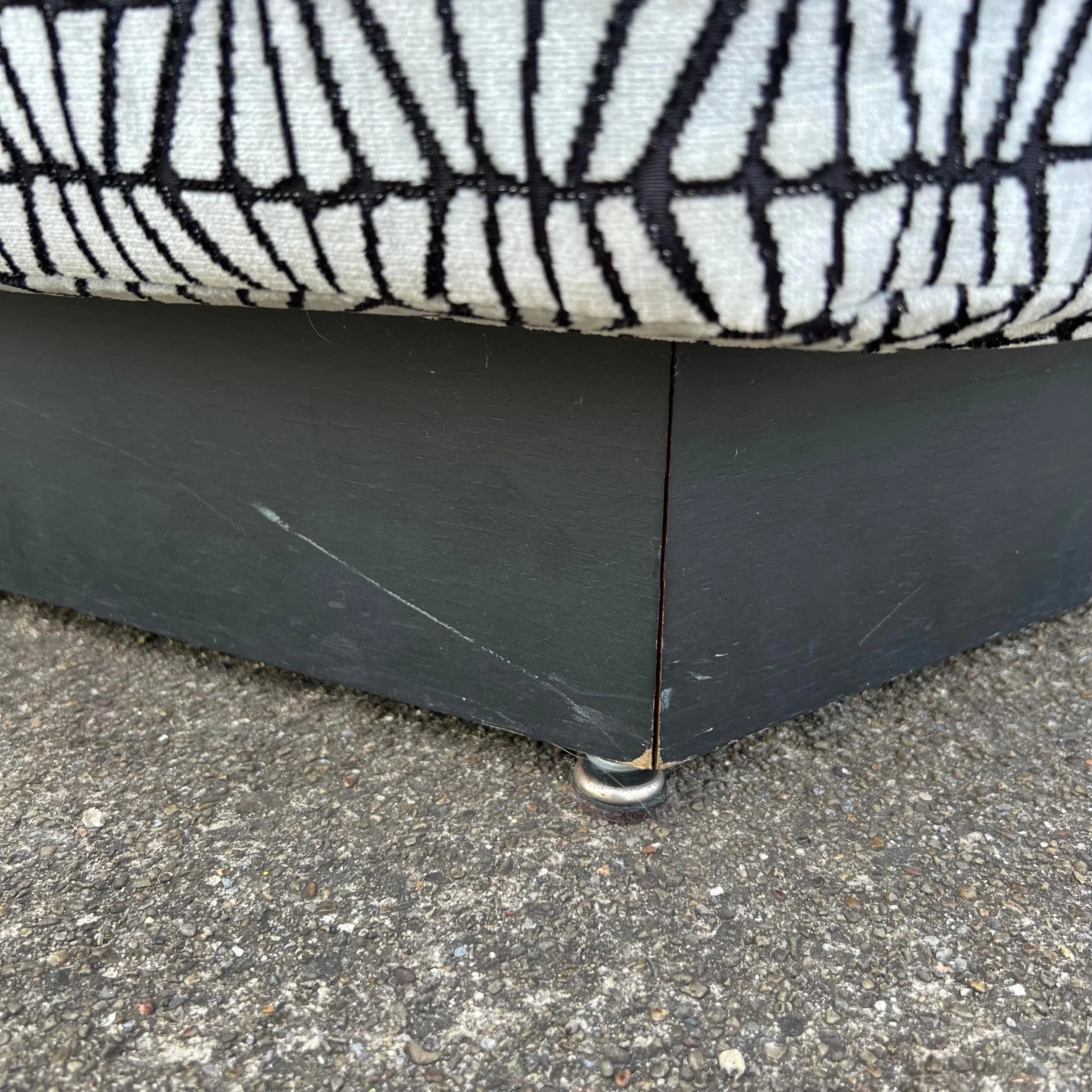Harvey Probber Lounge Chair Recovered in Knoll Firefly Fabric