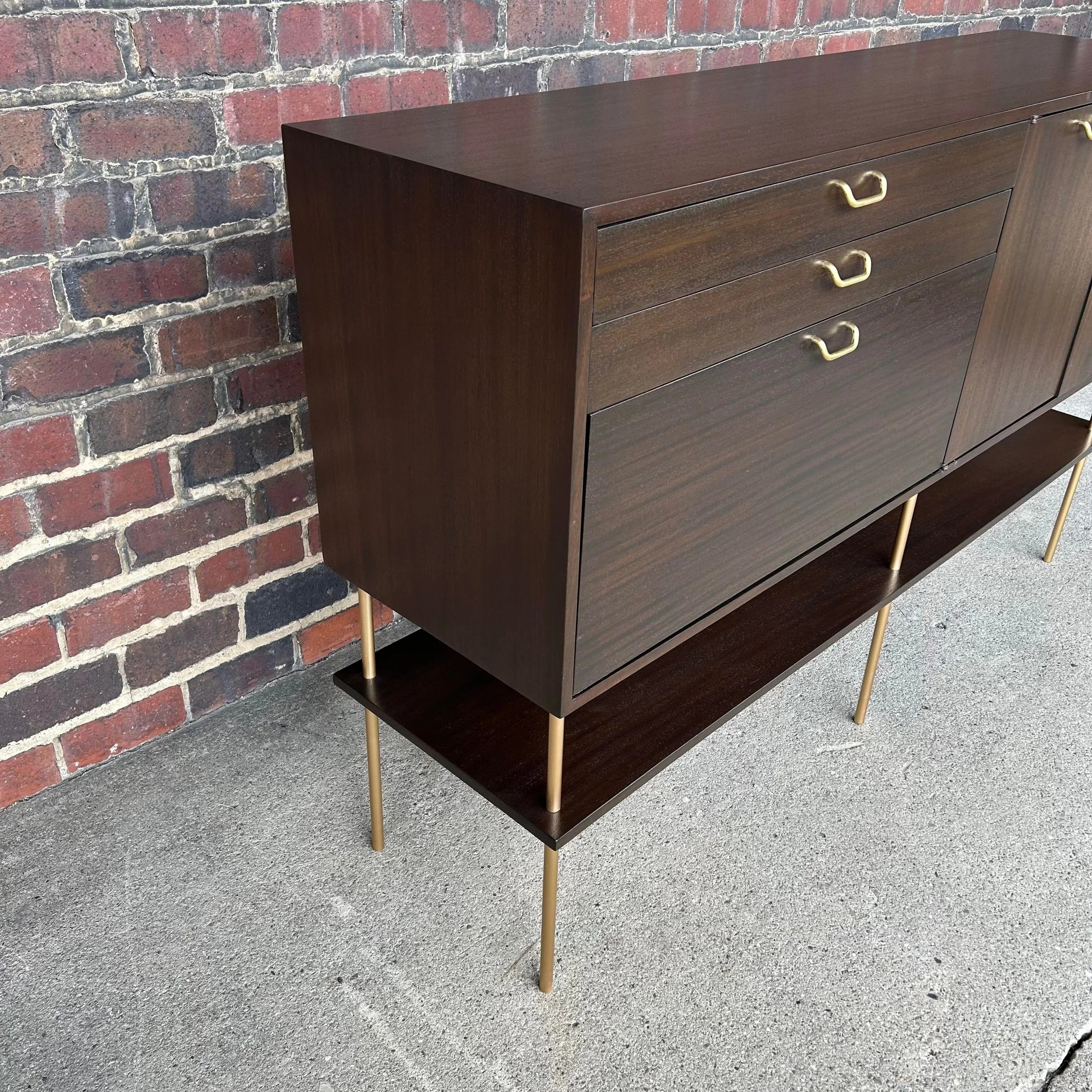 Harvey Probber Sideboard With Drop-Down Bar