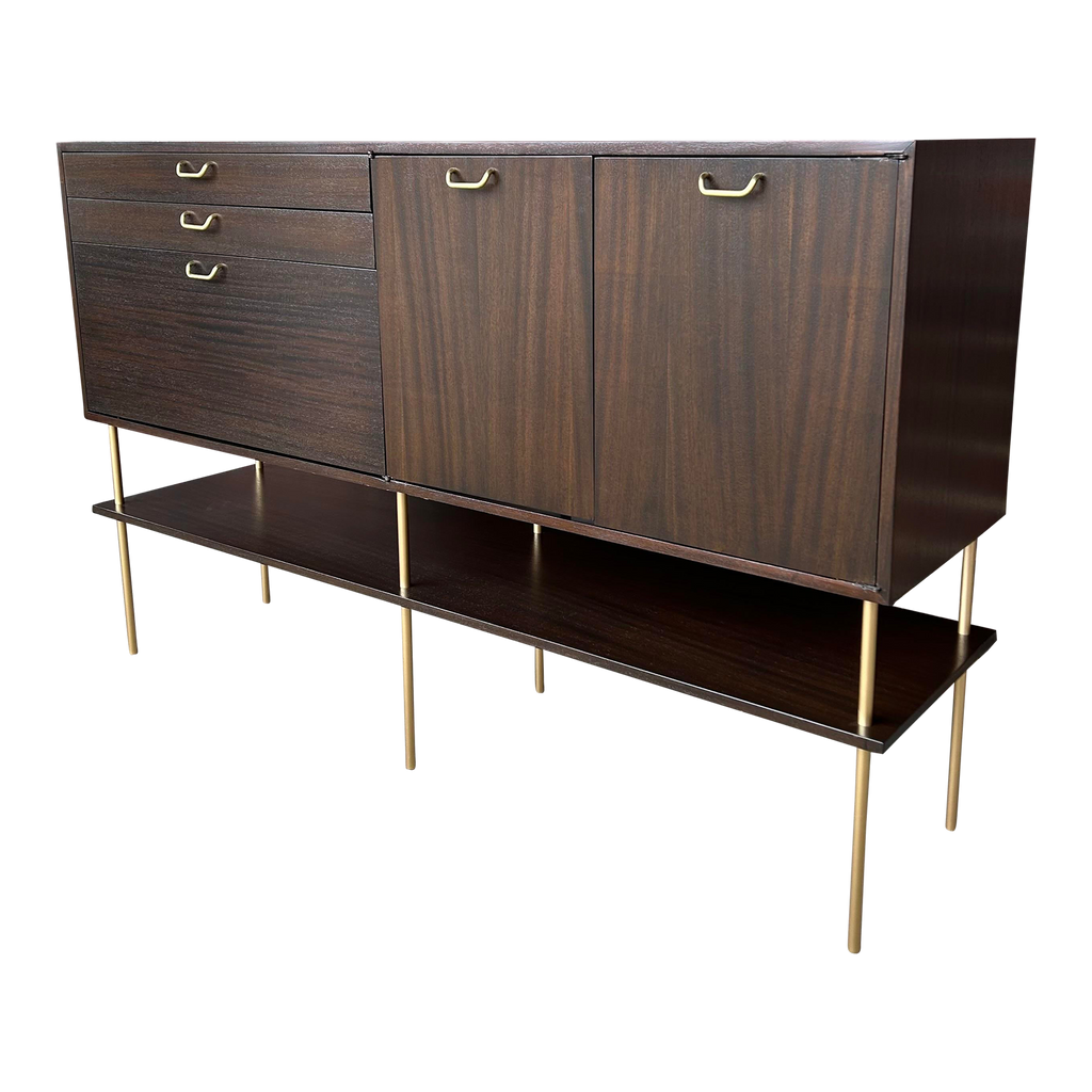 Harvey Probber Sideboard With Drop-Down Bar