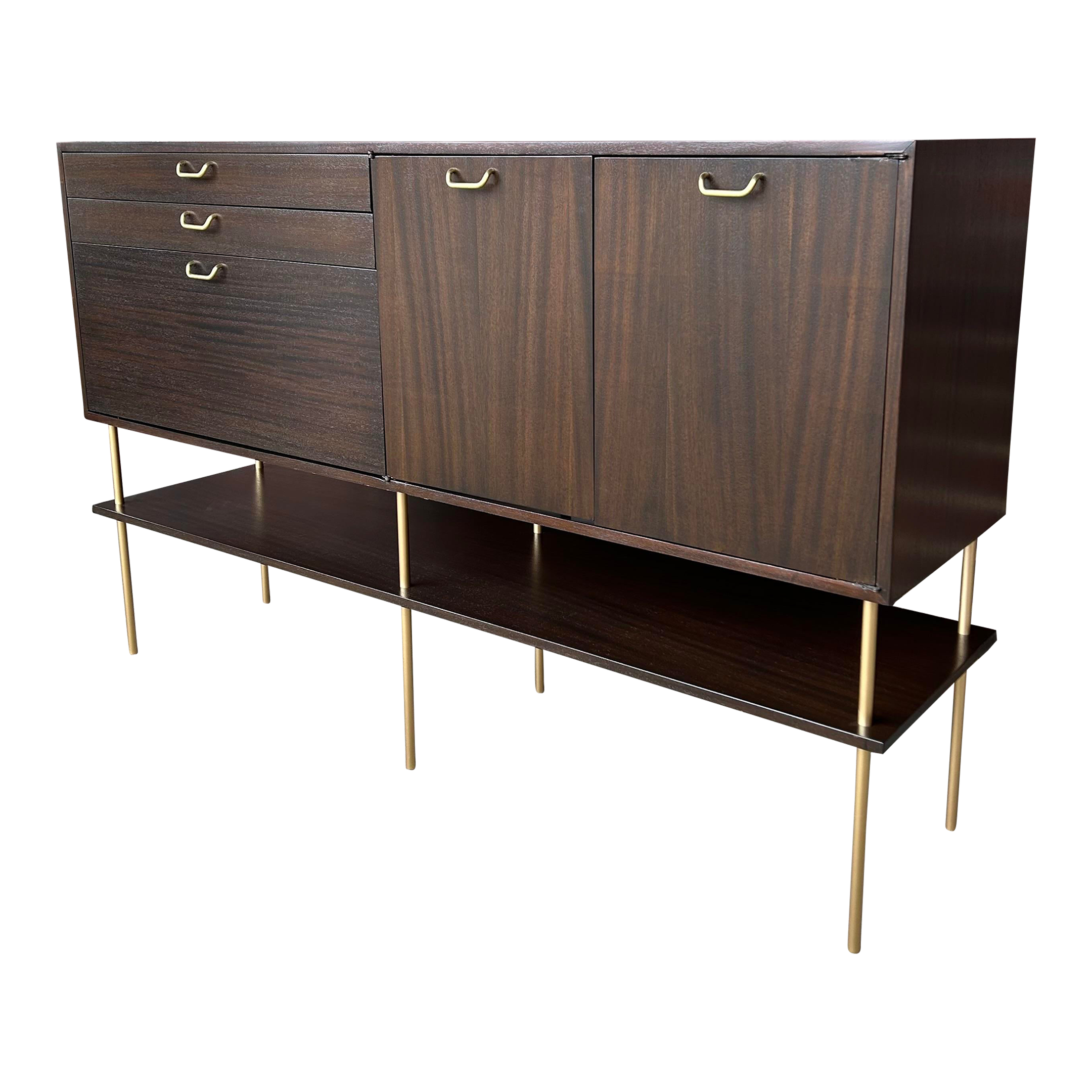 Harvey Probber Sideboard With Drop-Down Bar
