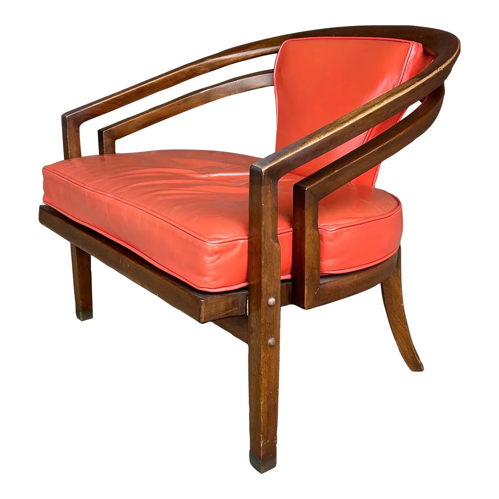 Harvey Probber Style Lounge Game Chair Low and Wide