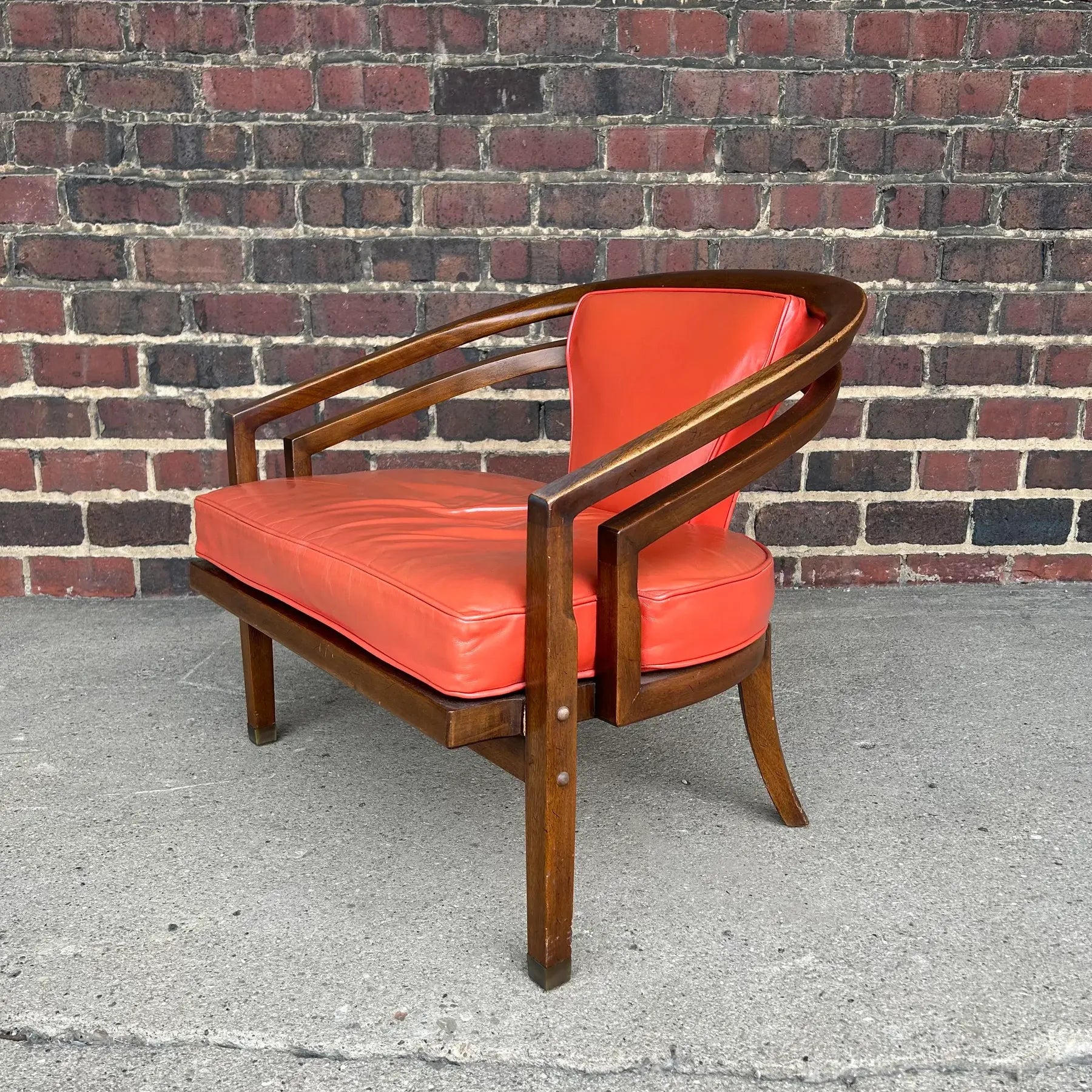 Harvey Probber Style Lounge Game Chair Low and Wide