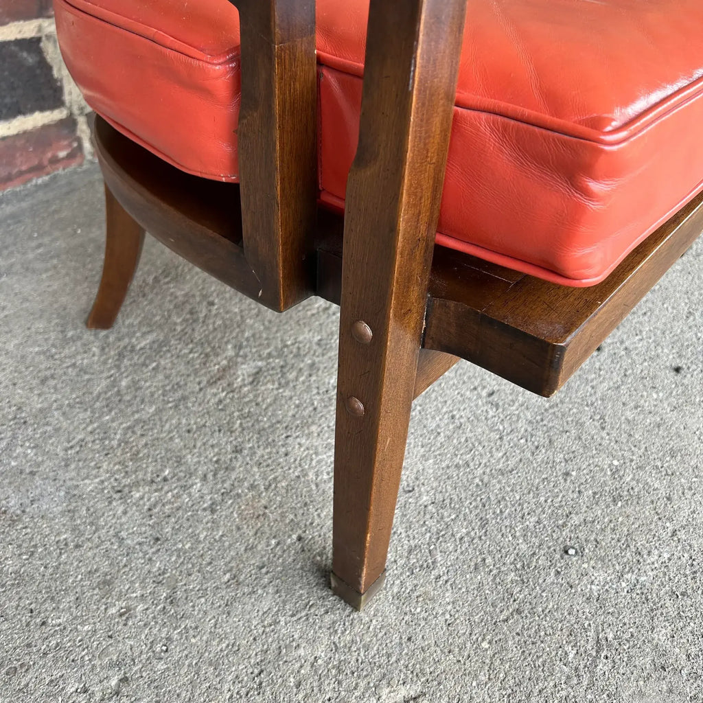 Harvey Probber Style Lounge Game Chair Low and Wide