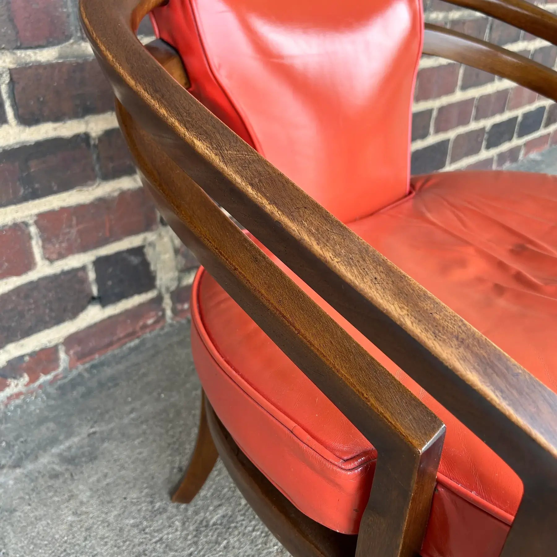 Harvey Probber Style Lounge Game Chair Low and Wide