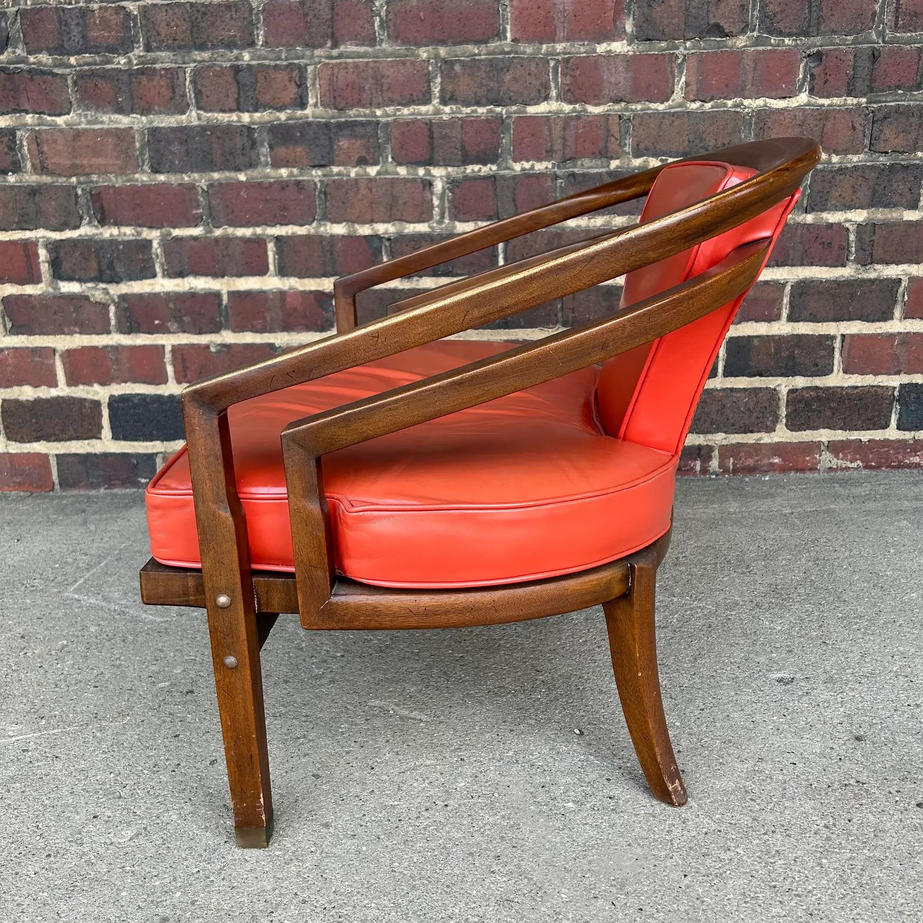 Harvey Probber Style Lounge Game Chair Low and Wide