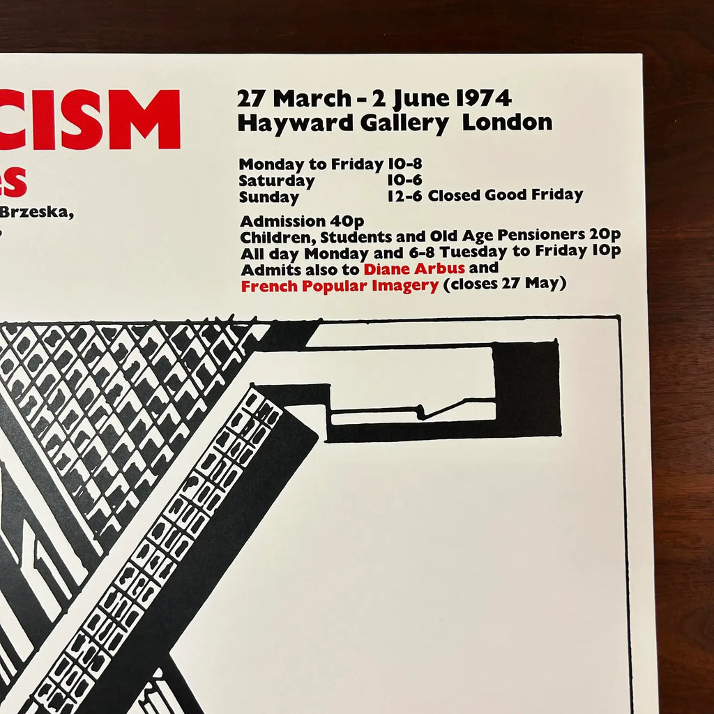 1974 Hayward Gallery London William Robert’s Poster “st George and the Dragon”