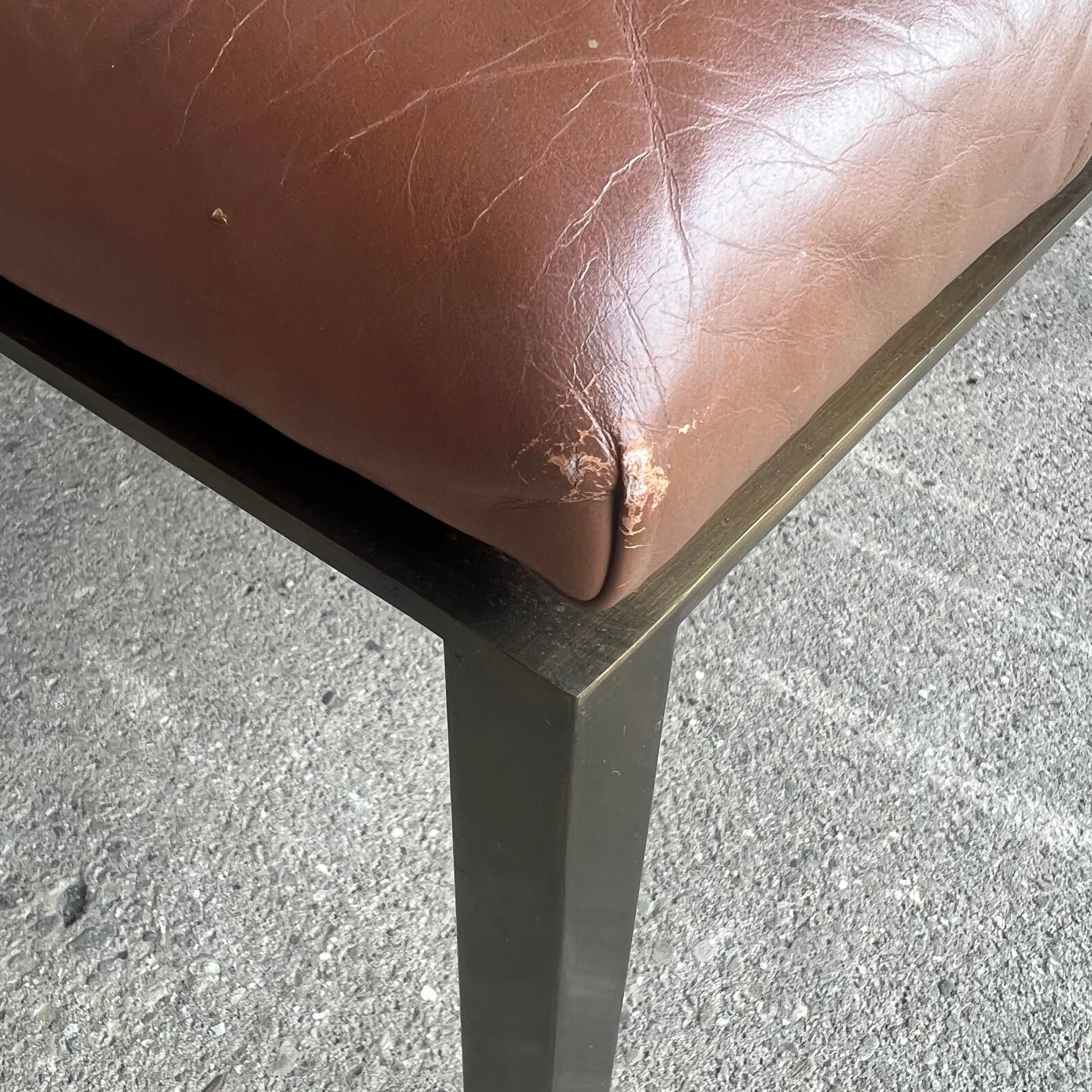 Helikon Leather Brass Long Bench