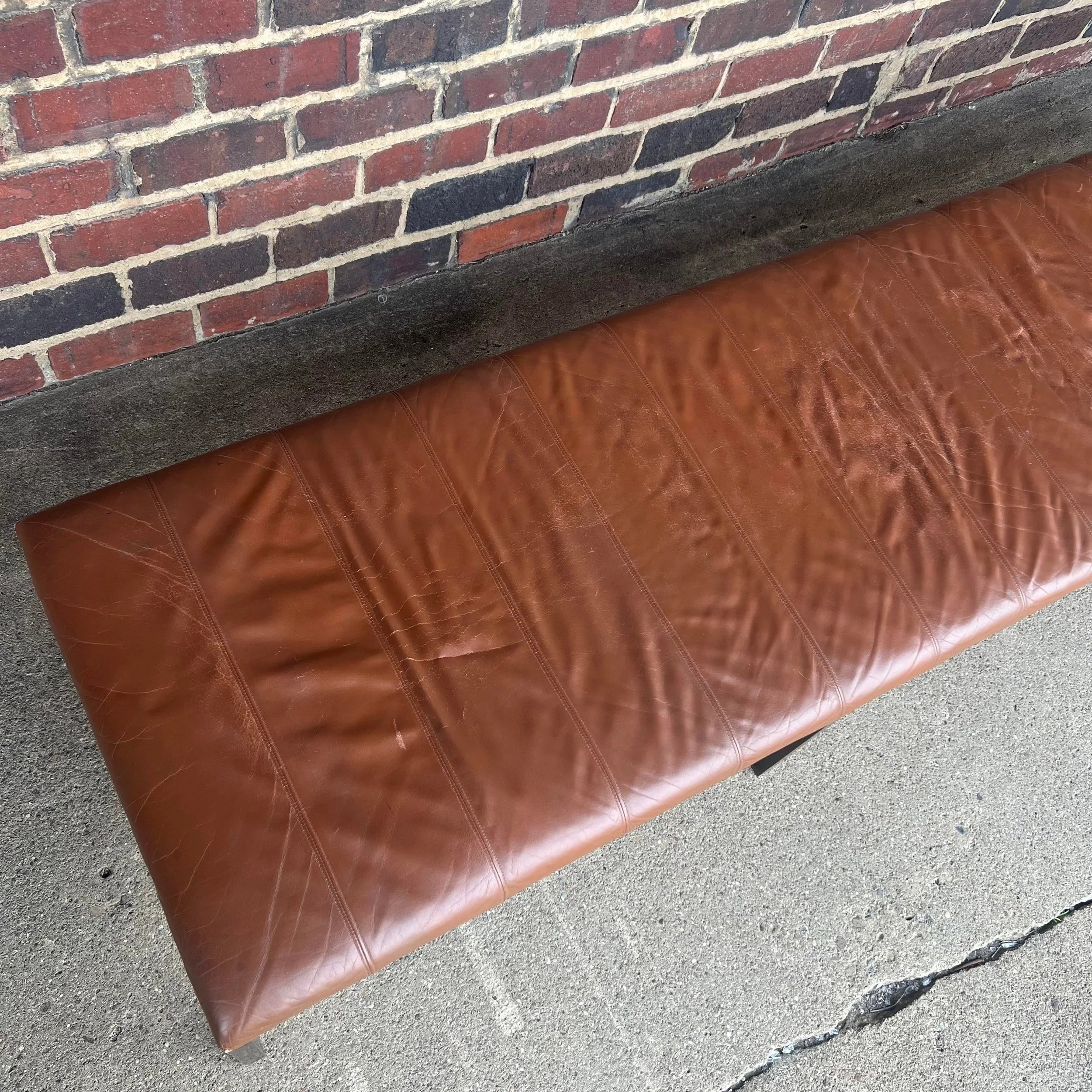Helikon Leather Brass Long Bench